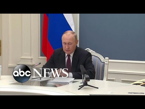You are currently viewing Vladimir Putin doubles down on claim that Ukraine plans to use ‘dirty bomb’