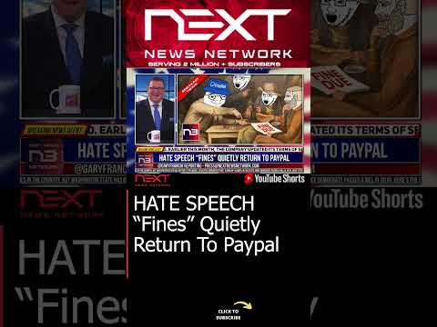 You are currently viewing HATE SPEECH “Fines” Quietly Return To Paypal #shorts
