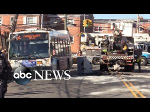 Read more about the article New York City bus hijacked, crashes into pole