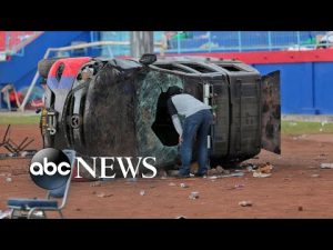 Read more about the article Soccer tragedy, hurricane aftermath, World Animal Day: World in Photos, Oct. 3
