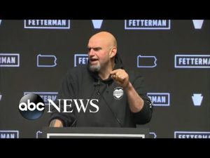 Read more about the article Fetterman delivers victory speech after projected Democratic Senate win in Pennsylvania