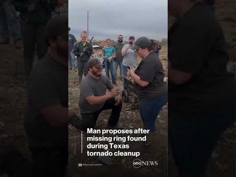 You are currently viewing Discovery of a missing engagement ring during tornado cleanup in Texas leads to happy ending.