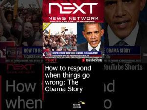 Read more about the article How to respond when things go wrong: The Obama Story #shorts