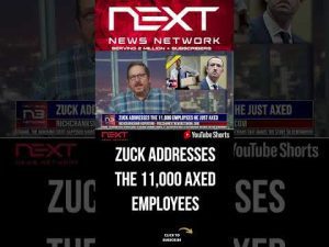 Read more about the article Zuck Addresses The 11,000 Employees He Just axed #shorts