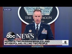 Read more about the article Pentagon reacts to unconfirmed reports of rockets landing in Poland