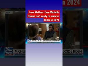 Read more about the article Michelle Obama stumbles on endorsing Biden in 2024 #shorts