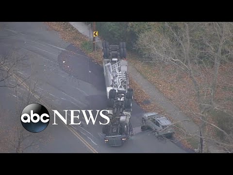 You are currently viewing Gasoline tanker crash causes hundreds to evacuate their homes