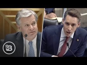 Read more about the article Sen. Hawley ROASTS FBI Director for Leaving Hearing Early To Go on Vacation