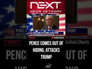 Read more about the article Pence Comes Out of Hiding, attacks Trump #shorts