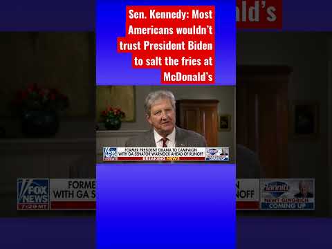 You are currently viewing Sen. John Kennedy roasts Biden’s low approval ratings #shorts