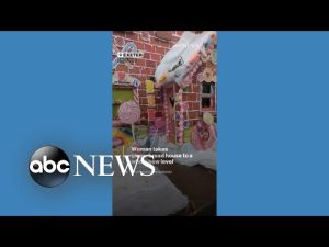 Read more about the article Prop maker transforms home into gingerbread house