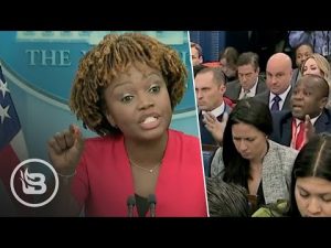 Read more about the article Press Sec SNAPS and Unleashed Nasty, Screaming Attack When Reporter Tries To Ask Question