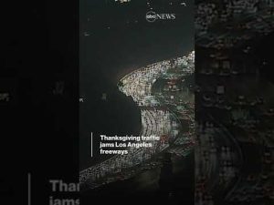 Read more about the article Thanksgiving traffic jams Los Angeles freeways