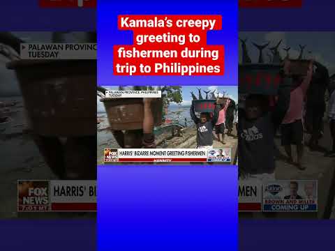 You are currently viewing Kamala Harris’s odd ‘hellos’ to fishermen #shorts