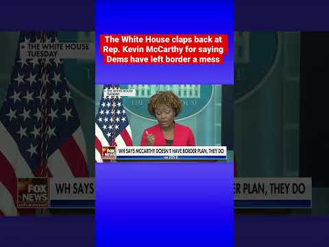 You are currently viewing Karine Jean-Pierre says Dems have ‘a plan’ for the border #shorts