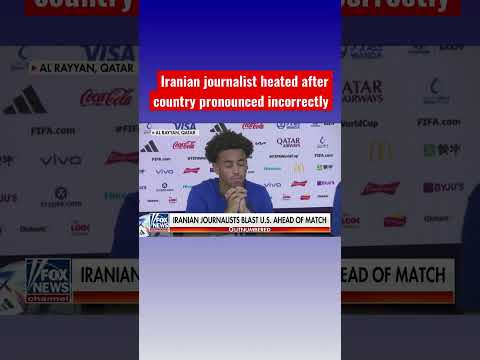 You are currently viewing Iranian journalist accuses Team USA of representing racist country #shorts