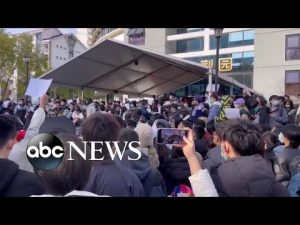 Read more about the article Chinese police crack down on protests over the zero-COVID policy