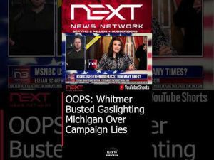Read more about the article Whitmer Busted Gaslighting Michigan Over Campaign Lies #shorts