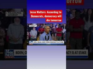 Read more about the article Jesse Watters: Democracy is going to end by people voting, according to Democrats #shorts