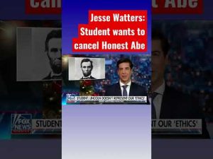 Read more about the article Jesse Watters: Student wants to tear down Abraham Lincoln statue  #shorts