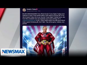 Read more about the article BREAKING: Trump announces new superhero-themed digital trading card collection