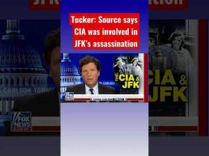 Read more about the article Tucker reacts to bombshell source alleging CIA’s involvement in JFK’s murder #shorts