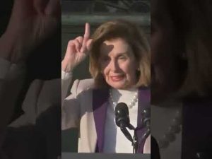 Read more about the article CRINGE: Pelosi Nervously Laughs After Asking Crowd to Applaud Her