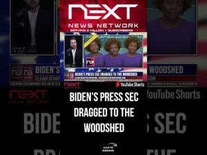 Read more about the article Biden’s Press Sec Dragged to the WOODSHED #shorts