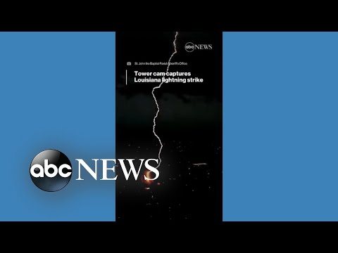 You are currently viewing Tower cam captures Louisiana lightning strike
