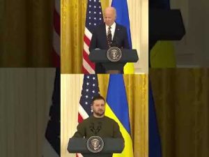 Read more about the article EMBARRASSING: Zelesky Has to TELL BIDEN to Put In His Ear Piece