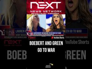 Read more about the article Lauren Boebert And Marjorie Taylor Green Go To War #shorts
