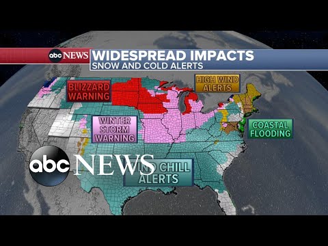 You are currently viewing 180 million people on alert as dangerous holiday storm hits US l ABCNL