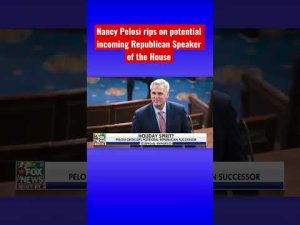 Read more about the article Peter Doocy showcases Nancy Pelosi’s response to successor #shorts