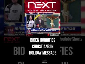 Read more about the article Biden HORRIFIES Christians in Holiday Message #shorts