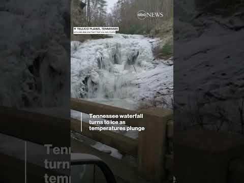 You are currently viewing Tennessee waterfall turns to ice as temperatures plunge | ABC News