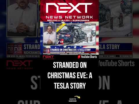 You are currently viewing STRANDED ON CHRISTMAS EVE: A TESLA STORY #shorts