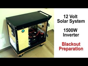 Read more about the article 12 Volt Solar System in a service cart (1500W Inverter)