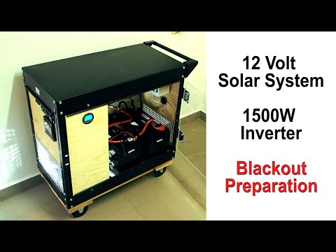 You are currently viewing 12 Volt Solar System in a service cart (1500W Inverter)