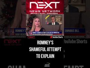Read more about the article Romney’s Shameful Attempt to EXplain the Omnibus Bill #shorts