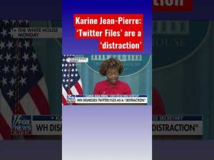 Read more about the article Karine Jean-Pierre dances around bombshell ‘ Twitter Files’ #shorts