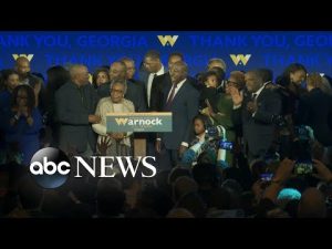Read more about the article Warnock delivers remarks after projected win in Georgia