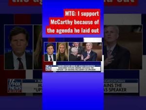 Read more about the article Marjorie Taylor Greene responds to criticism over McCarthy support #shorts #shortsvideo #shortsfeed
