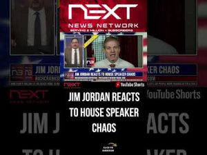 Read more about the article Jim Jordan Reacts to House Speaker Chaos #shorts