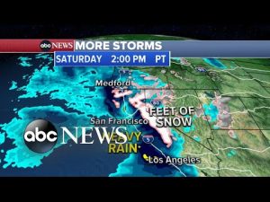 Read more about the article Major rain and snowstorm moves across country after slamming the West