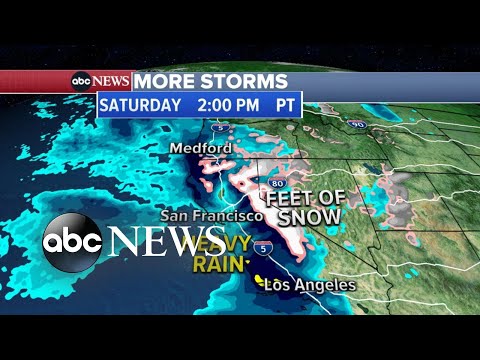 You are currently viewing Major rain and snowstorm moves across country after slamming the West