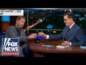 Read more about the article Prince Harry scrutinized for taking shots with Stephen Colbert