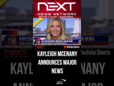 You are currently viewing Kayleigh McEnany Announces Major News #shorts