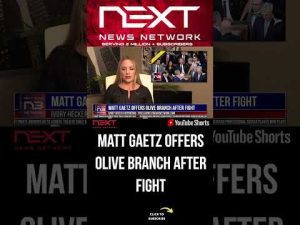 Read more about the article Matt Gaetz Offers Olive Branch After Fight #shorts