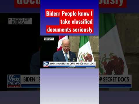 You are currently viewing Biden finally speaks out about classified documents scandal #shorts #shortsfeed #shortsvideo