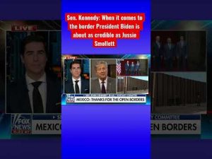 Read more about the article Sen. Kennedy: If Biden wants to be trusted at the border enforce the law #shorts